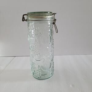 Charming Fruit Texture Glass Jar - 10" x 3.5"